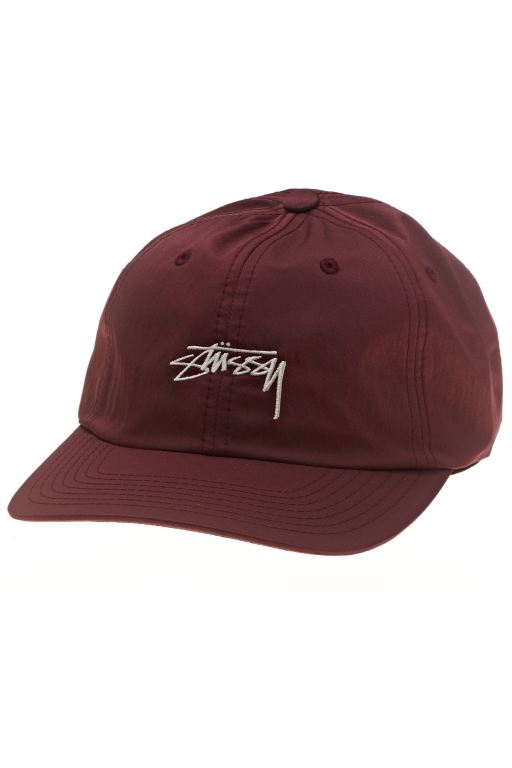 Stussy Mens Authentic Satin Low Pro Hats Red - AUNFC2938